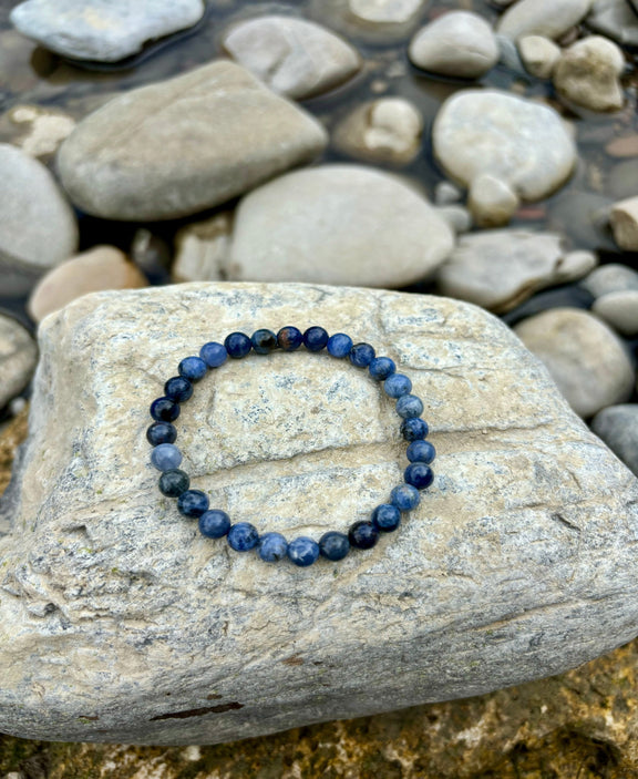 Sodalith Armband Kristall Kristallarmband personalisierte Kristalle Wunschkristall spirituelles Geschenk Heilstein REIKISTEIN